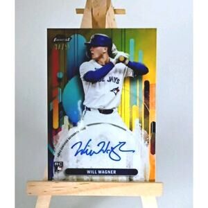 2025 Topps Finest - Autographs Will Wagner #FA-WWA Gold Refractor SP 37/50